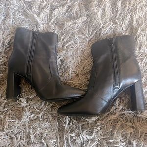 I.N.C black heel booties new